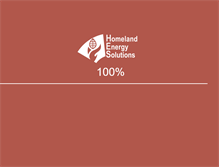 Tablet Screenshot of homelandenergysolutions.com